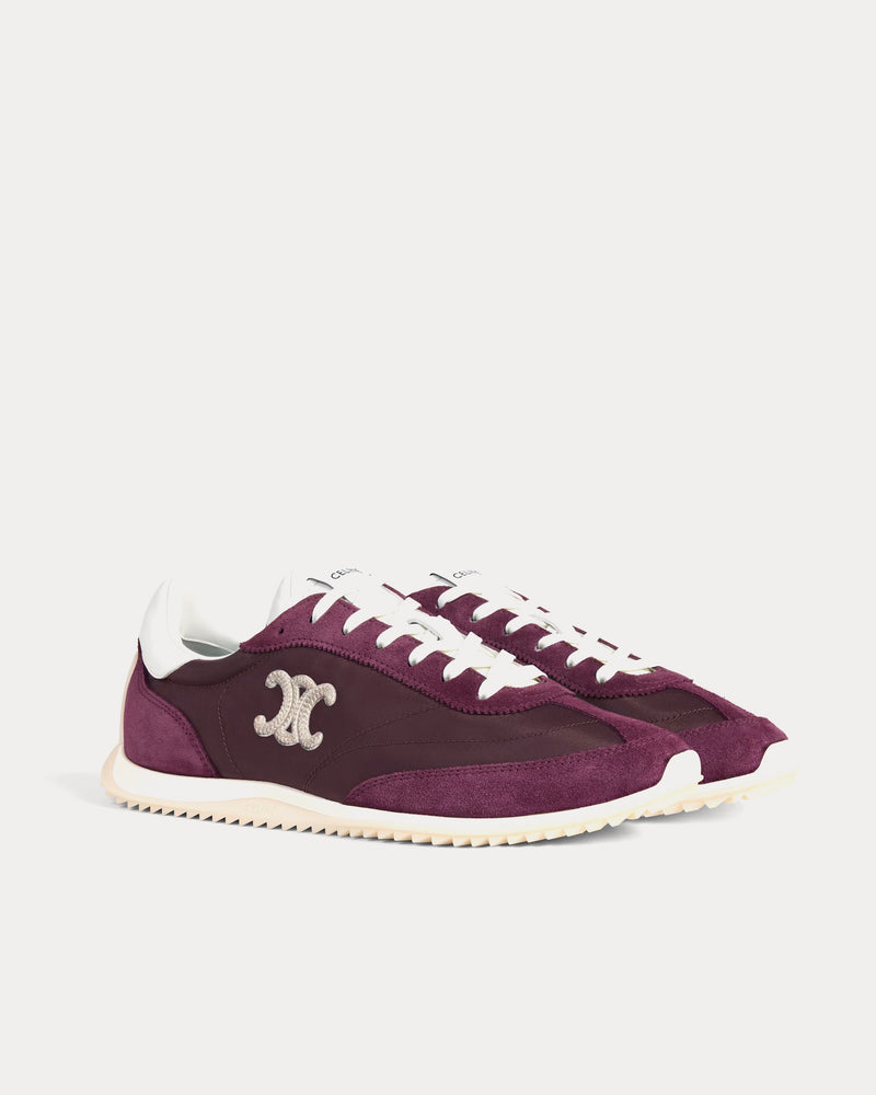 Celine Racer Plum Low Top Sneakers - 2