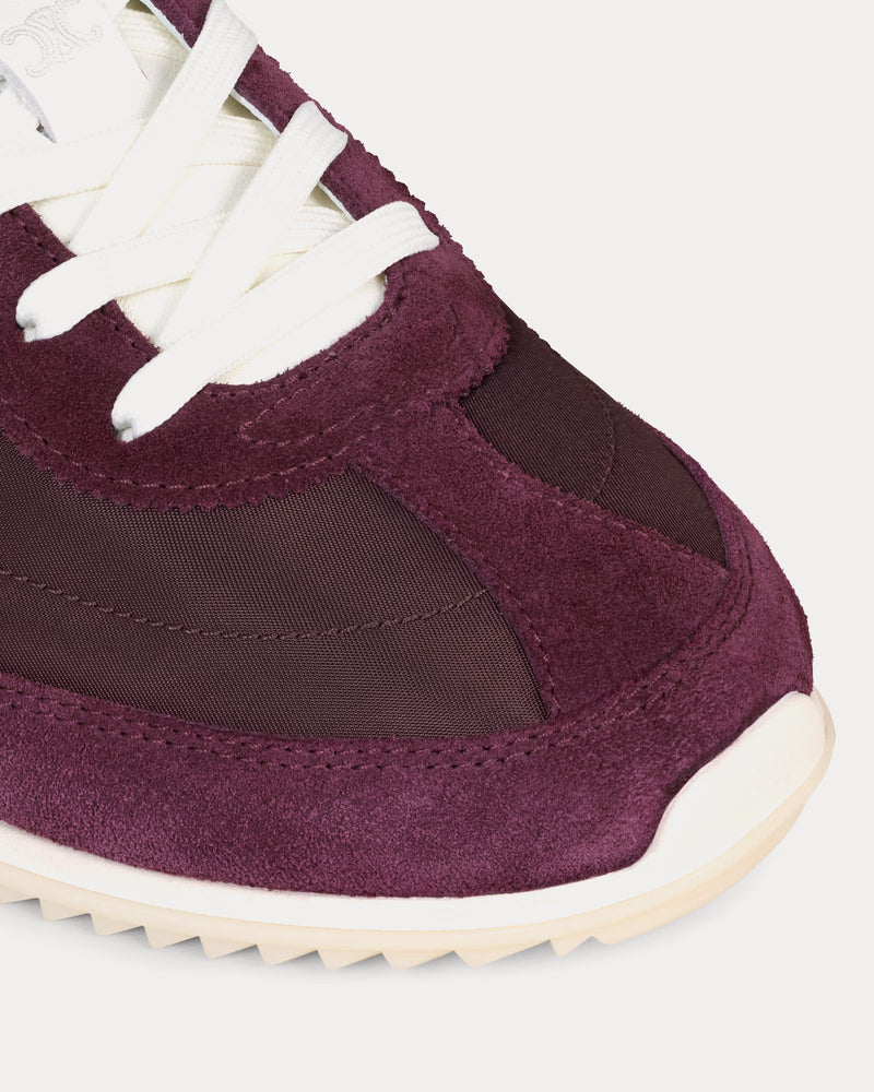 Celine Racer Plum Low Top Sneakers - 4