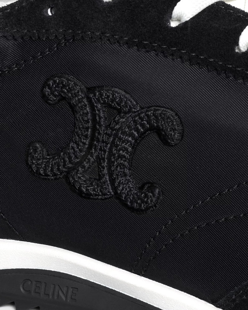 Celine Racer Black Low Top Sneakers - 4