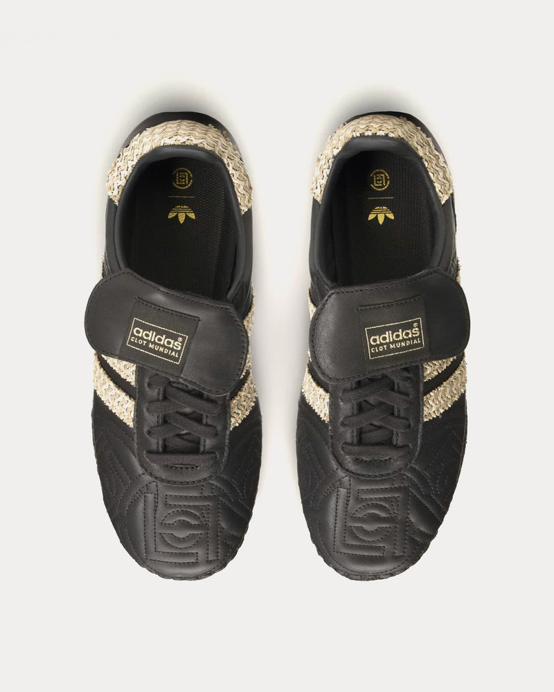 Adidas x CLOT Unisex Mundial Core Black / Hemp / Core Black Low Top Sneakers