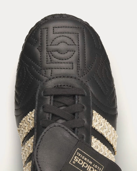 adidas gazelle silver green womens Adidas x CLOT Unisex Mundial Core Black / Hemp / Core Black Low Top Sneakers