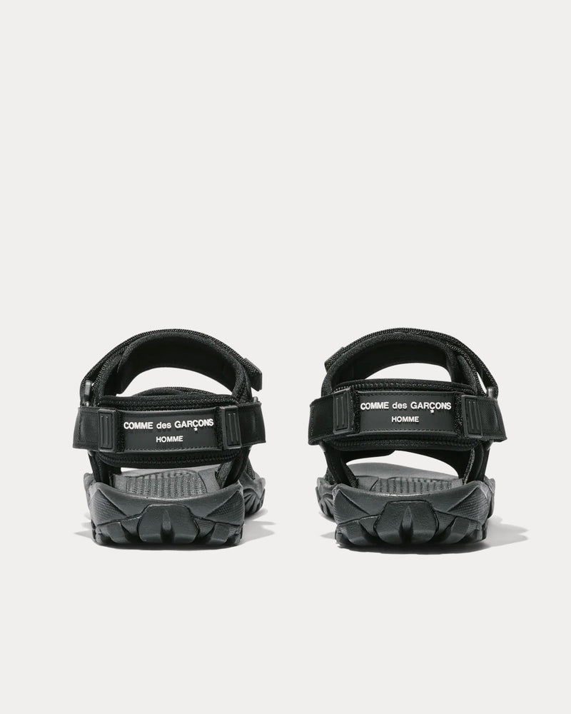 Comme des Garçons Homme Neoprene Black Sandals - 3