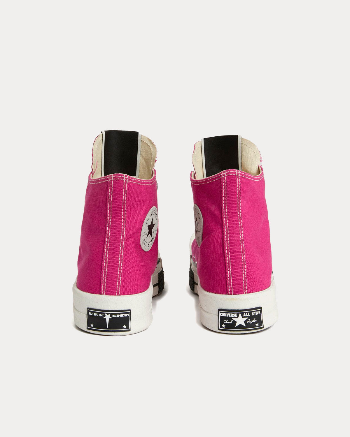 Converse x Rick Owens DRKSHDW - Chuck 70 Laceless Hot Pink / White High Top Sneakers