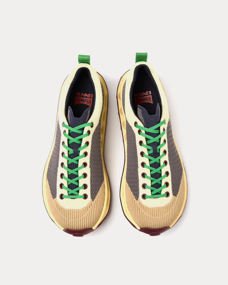 Sunnei x Camper Pelotissima Grey / Beige Low Top Sneakers - 2