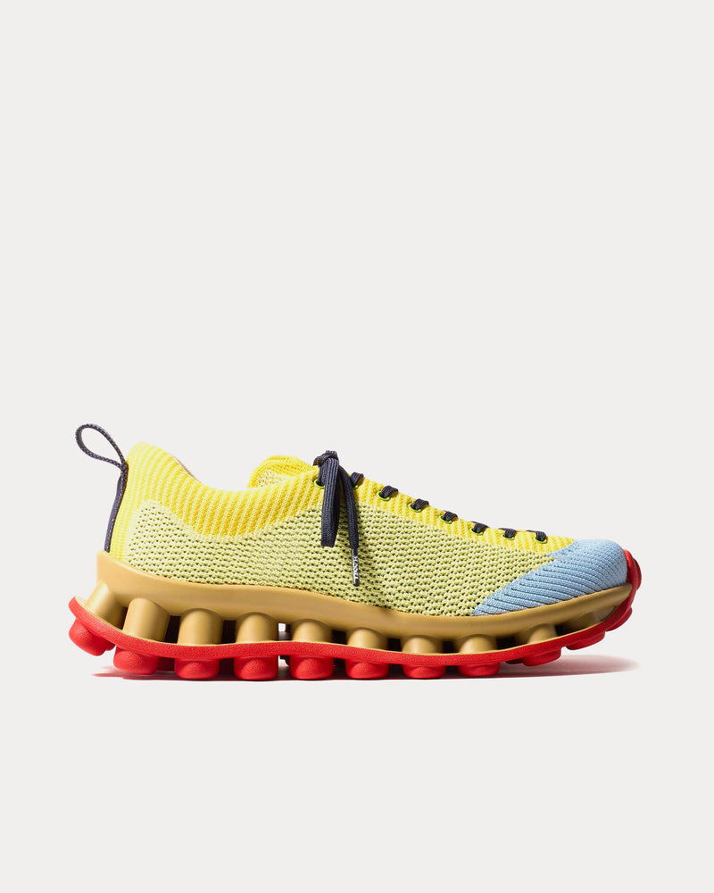 Sunnei x Camper Pelotissima Yellow / Azure Low Top Sneakers - 1