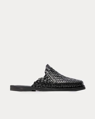 Chamula Polanco Black Sandals