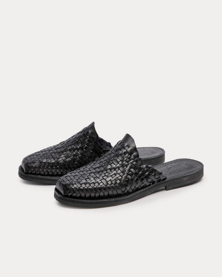 Chamula Polanco Black Sandals - 2