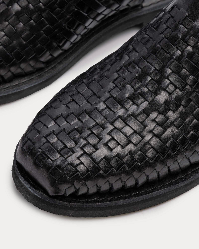 black lace women's dress Chamula Men's Polanco Black Sandals