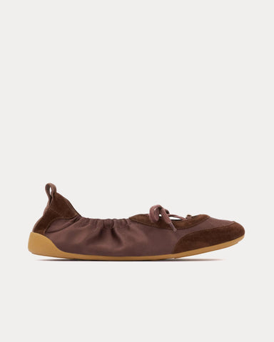 Chloé Kick Ballerina Sharp Brown Slip Ons