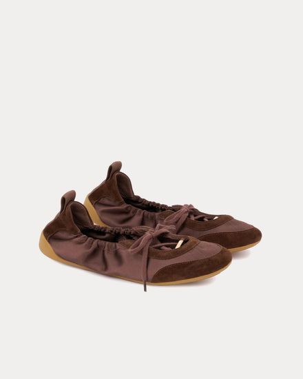 Chloé Kick Ballerina Sharp Brown Slip Ons - 2