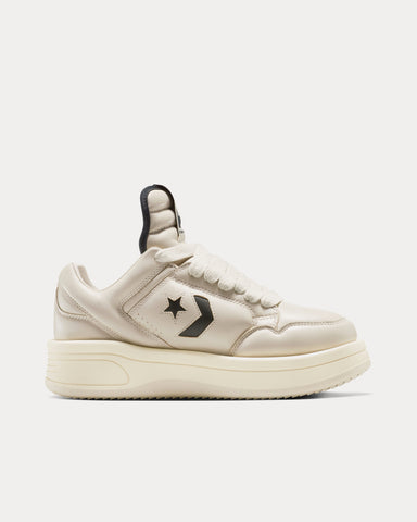 Converse x Rick Owens DRKSHDW TURBOWPN Ox Pelican / Cloud Cream / Black Low Top Sneakers