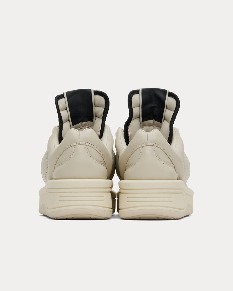 Converse x Rick Owens DRKSHDW TURBOWPN Ox Pelican / Cloud Cream / Black Low Top Sneakers - 3