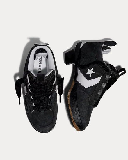 Converse x Vaquera VX-1 Heel Black Low Top Sneakers - 2