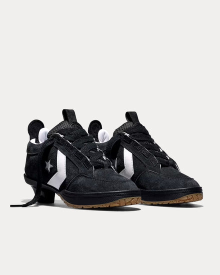 Converse x Vaquera VX-1 Heel Black Low Top Sneakers - 3