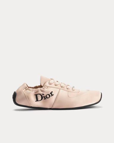 Dior Cœur Satin Pink Beige Low Top Sneakers