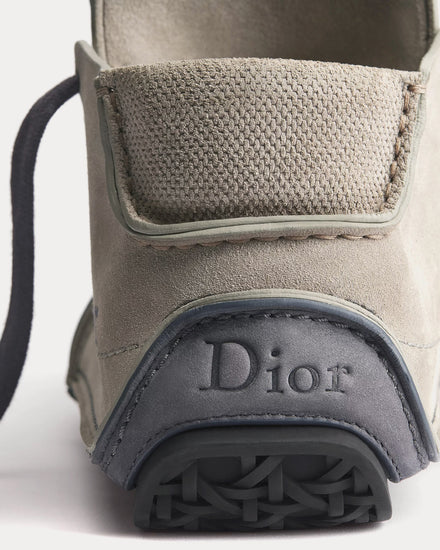 Dior Roadie in Nubuck & Suede Grey Boots - 4