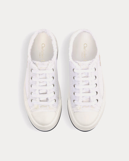 スニーカー Walk'n'Dior logo Fringe Cotton Canvas Sneaker Dior Walk'n'Dior Sneaker | REVERSIBLE