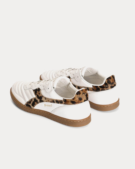Dolce & Gabbana x Diadora Calfskin White / Leopard Low Top Sneakers - 5