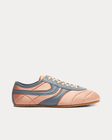 Dries Van Noten Dustin Satin Pink Low Top Sneakers