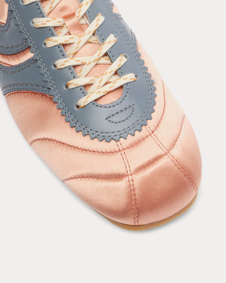 Dries Van Noten Dustin Satin Pink Low Top Sneakers - 4