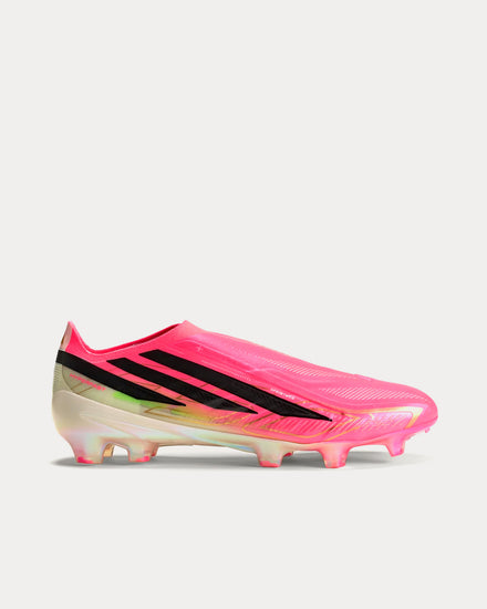 Adidas F50 Hyperfast Elite Laceless Solar Turbo / Core Black / Gold Metallic Football Boots - 1