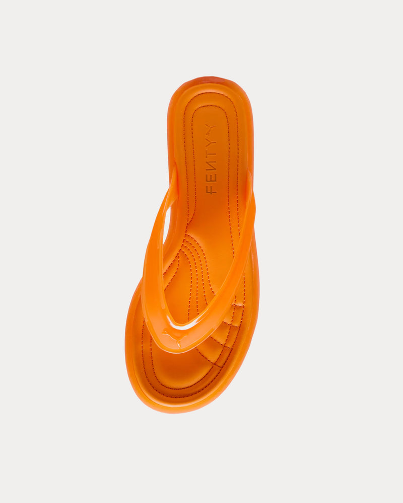 Puma x Fenty Cat Cleat Jelly Pumpkin Pie Sandals - 2