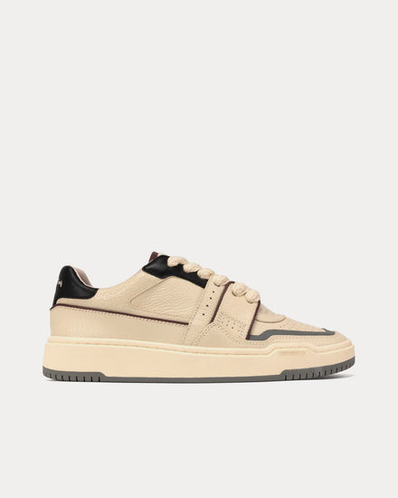 Foot Industry 90's Skate Off-White / Black Low Top Sneakers - 1