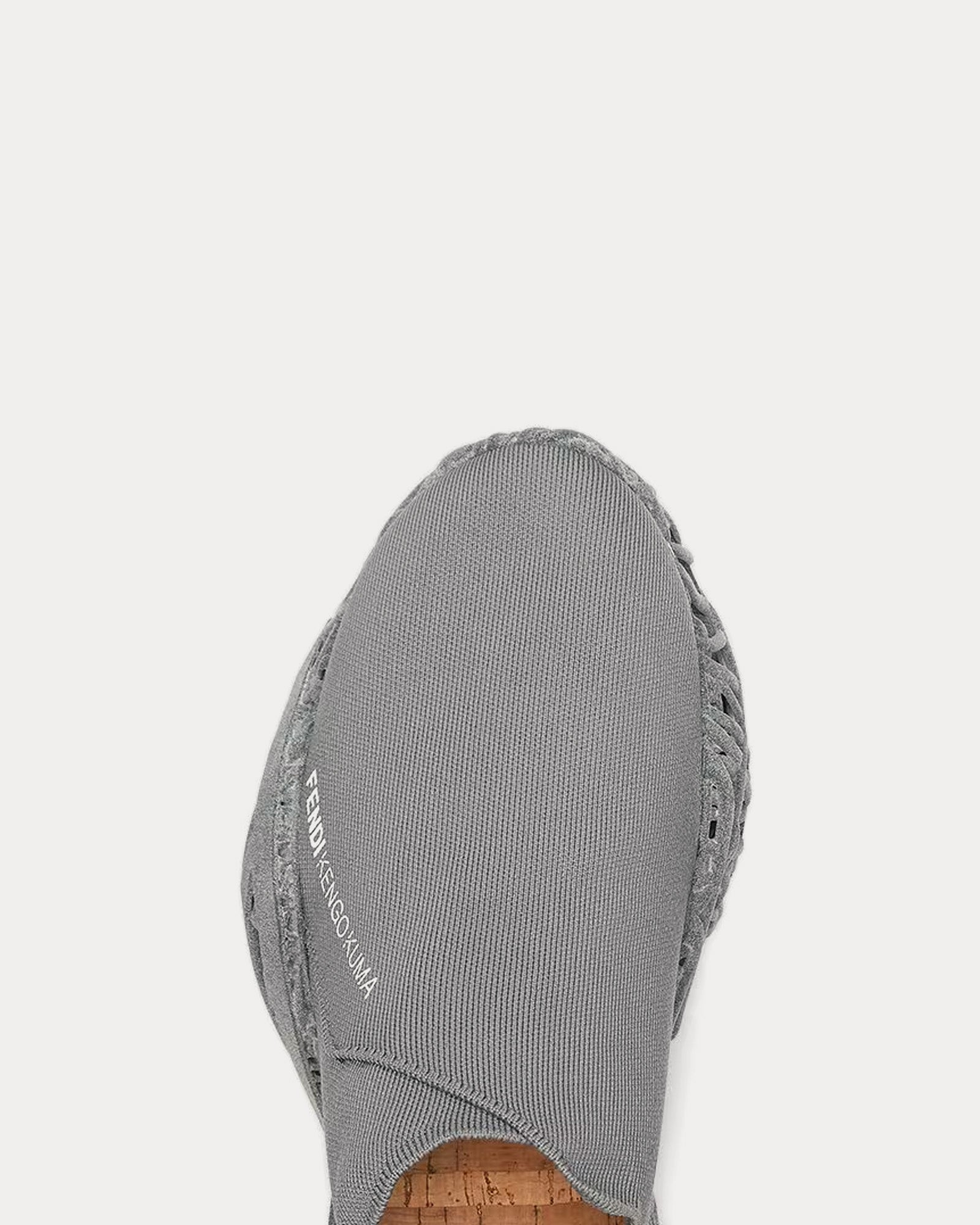 Fendi x Kengo Kuma - Flow Mesh Grey Slip On Sneakers