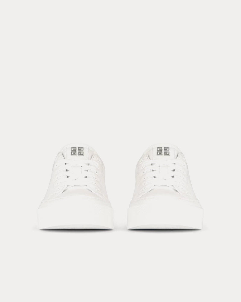 Givenchy City Sport Printed Givenchy Logo Leather White Low Top Sneakers - 3