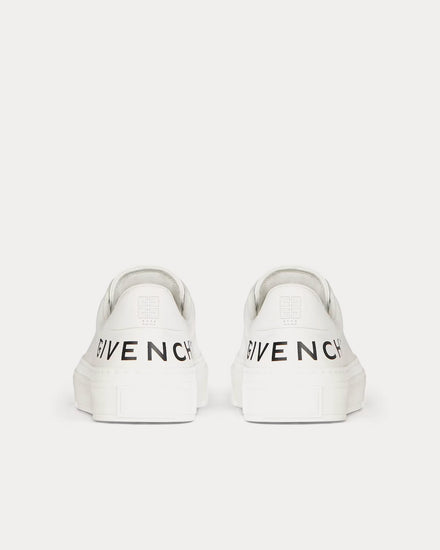 Givenchy City Sport Printed Givenchy Logo Leather White Low Top Sneakers - 4