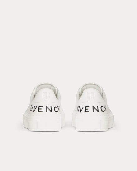 Givenchy City Sport Printed Givenchy Logo Leather White Low Top Sneakers - 4