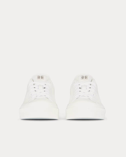 Givenchy City Sport Printed Givenchy Logo Leather White / Lilac Low Top Sneakers - 3