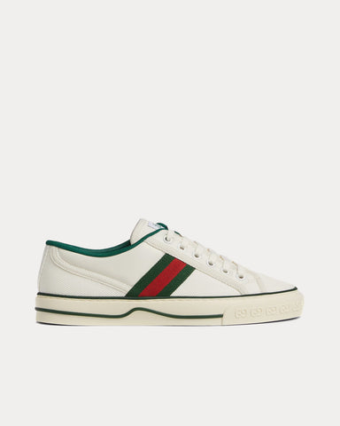 Gucci Tennis 1977 GG Canvas White Top Sneakers