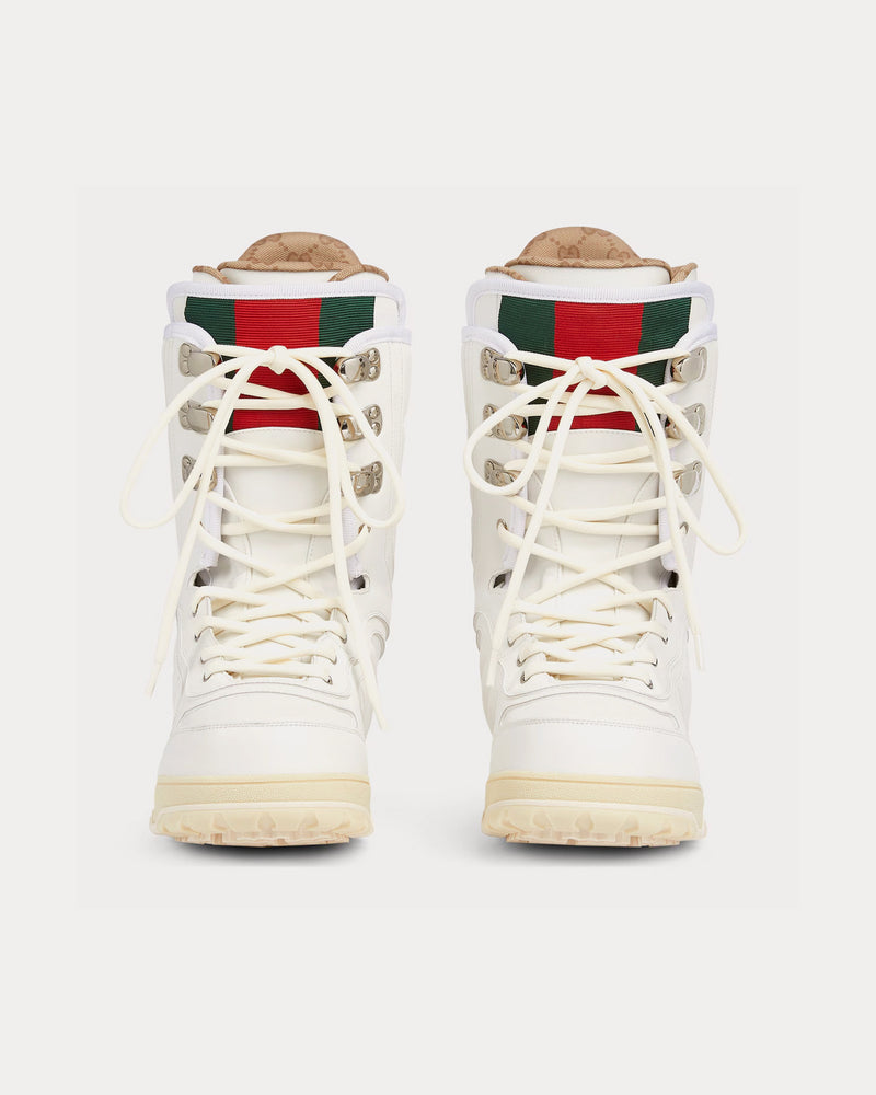 Gucci Altitude Boot with Web White Ski Boots - 2
