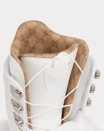 Gucci Altitude Boot with Web White Ski Boots - 5