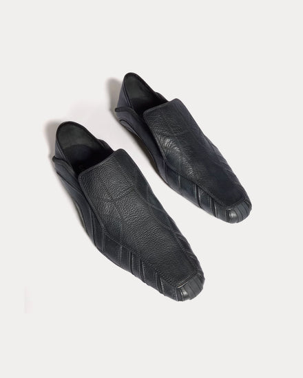 Gucci Primavera Leather Black Slip On Sneakers - 3