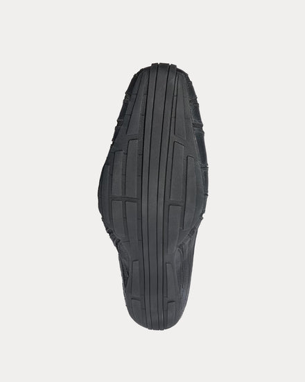 Gucci Primavera Leather Black Slip On Sneakers - 5