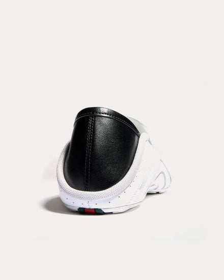 Gucci Primavera Leather with Web Stripe White Slip On Sneakers - 5