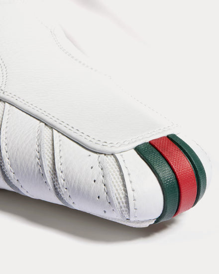 Gucci Primavera Leather with Web Stripe White Slip On Sneakers - 6
