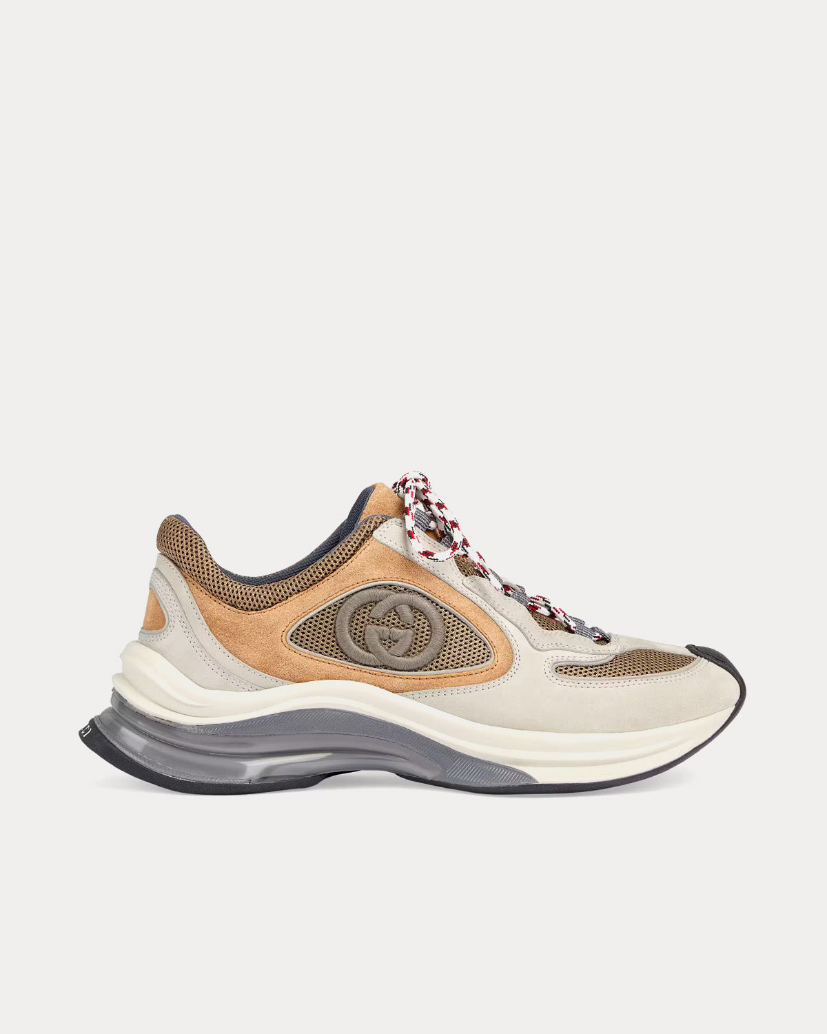 Gucci Brown Fabric Low Top Sneakers main image 0
