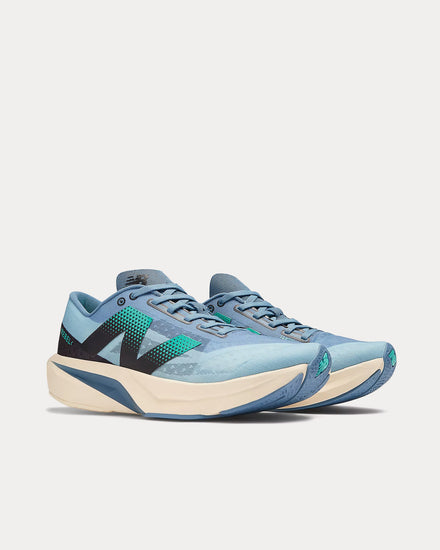 New Balance FuelCell Rebel v4 Heron Blue / Chrome Blue / Black Running Shoes - 3