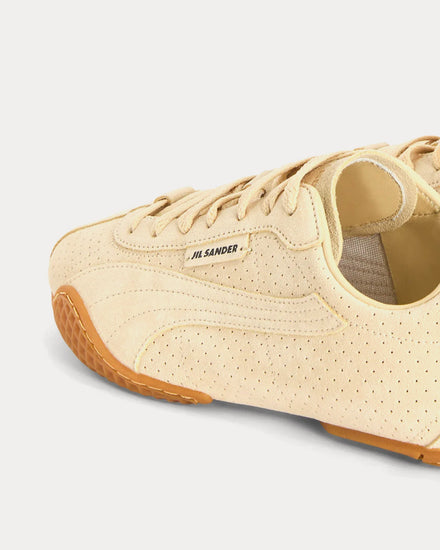 Puma x Jil Sander K-Street Canvas Beige Low Top Sneakers - 5