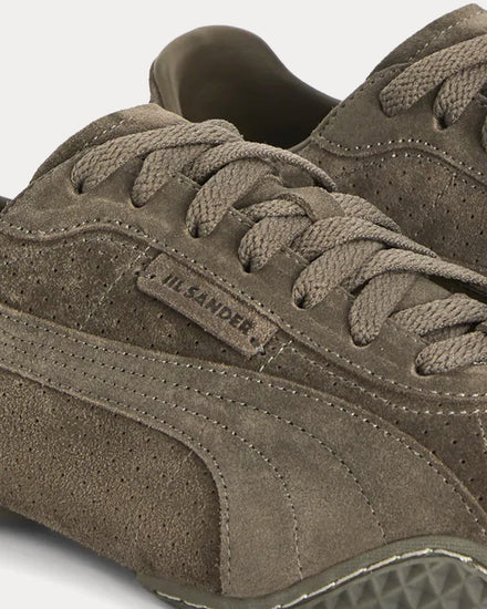 Puma x Jil Sander K-Street Canvas Matte Bronze Low Top Sneakers - 5