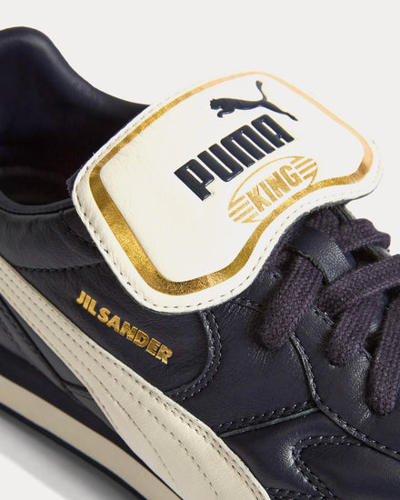 Puma x Jil Sander King Avanti Navy Blue / Warm White Low Top Sneakers - 5