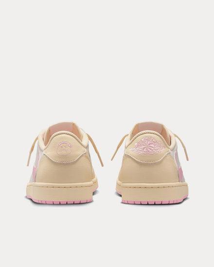 Jordan x Travis Scott Air Jordan 1 Low OG Muslin / Shy Pink / Sail / University Red Low Top Sneakers - 4