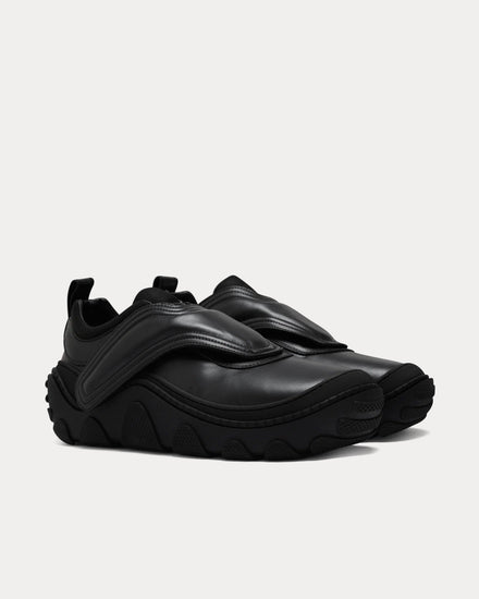 Kiko Kostadinov Tonkin Strap Charcoal / Jet Black Slip On Sneakers - 3