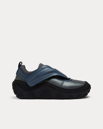 Kiko Kostadinov Tonkin Strap Slate Grey / Gun Metal Slip On Sneakers - 1