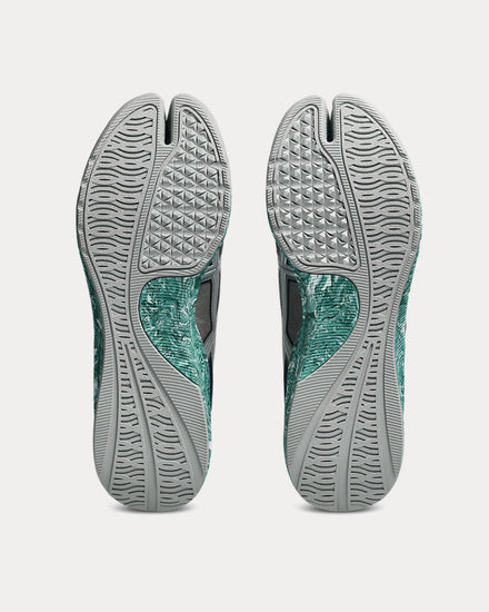 Asics x Kiko Kostadinov LYASA FF II Tabi Clay Grey / Jasper Green Low Top Sneakers - 5