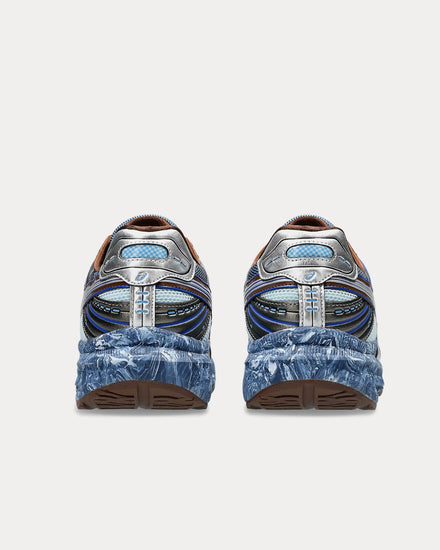 Asics x Kiko Kostadinov LYASA FF II Tabi Reddish Brown / Asics Blue Low Top Sneakers - 5