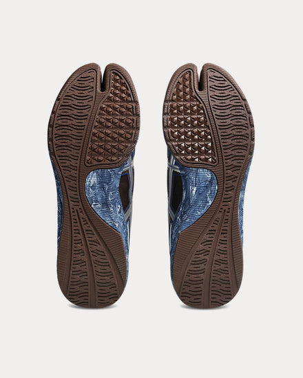 Asics x Kiko Kostadinov LYASA FF II Tabi Reddish Brown / Asics Blue Low Top Sneakers - 2